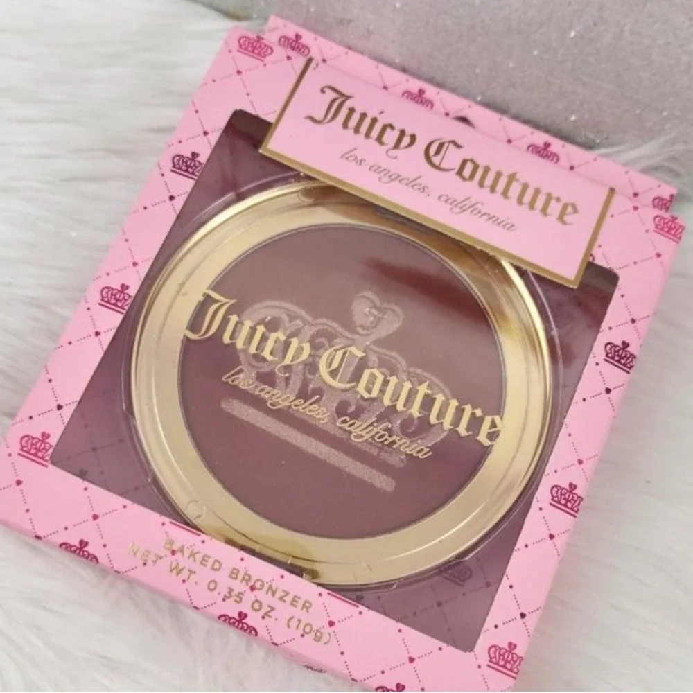 🎅🏻 SALE Juicy Couture Baked Bronzer - color Cocoa Glow extra large compact new